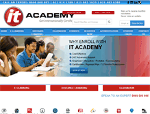 Tablet Screenshot of itacademy.co.za