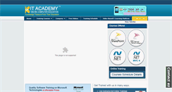 Desktop Screenshot of itacademy.in